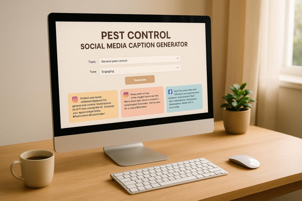 Pest Control Social Media Caption Generator