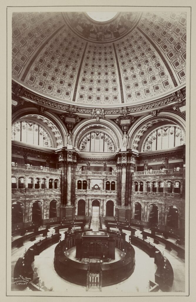 Public reading room, Library of Congress