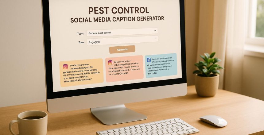 Pest Control Social Media Caption Generator